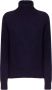 AMI Paris Kasjmier coltrui Blauw - Thumbnail 2