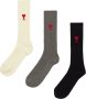 Ami Paris Heart Sock Stijlvolle en comfortabele herensokken Multicolor - Thumbnail 7