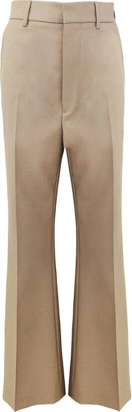 Ami Paris Wide Trousers Beige Dames