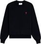 Ami Paris Stijlvolle Zwarte Sweatshirt Upgrade Black - Thumbnail 1