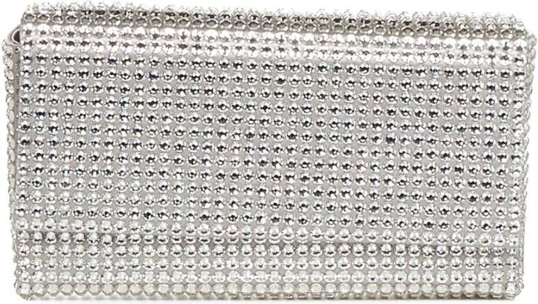 Amina Muaddi Cross Body Bags Grijs Dames