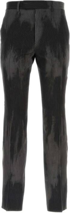 Amiri Moderne geborduurde wollen broek Zwart Heren