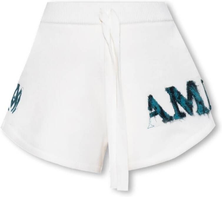 Amiri Shorts met logo White Dames
