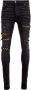 Amiri Leopard Denim Jeans met Luipaard Detail Black Heren - Thumbnail 1