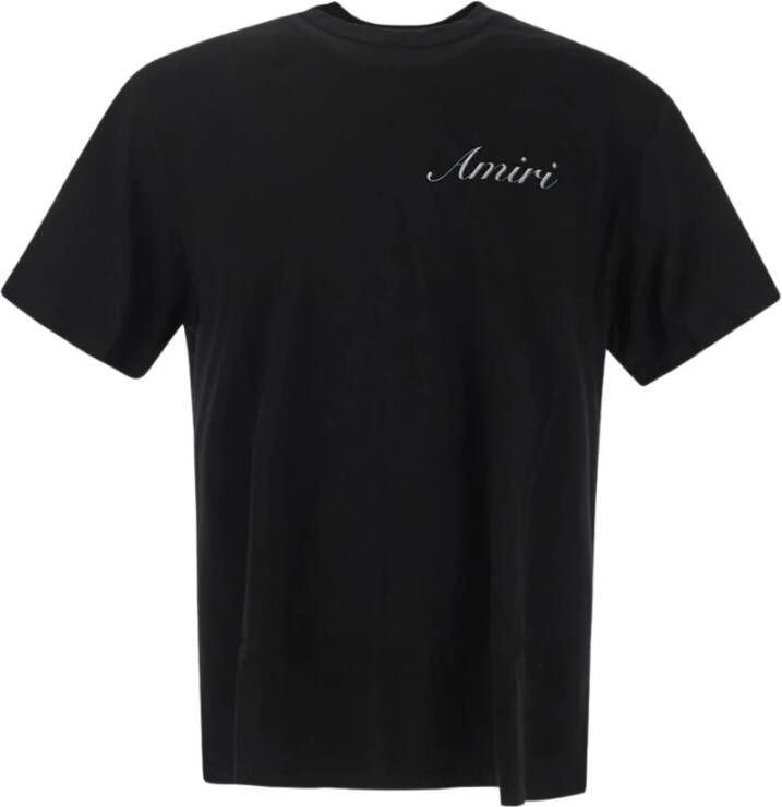 Amiri Stijlvol Logoed T-Shirt Zwart Heren