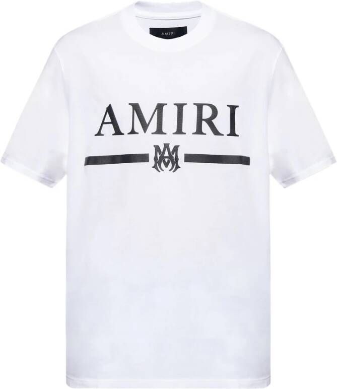 Amiri T-shirt met logo Wit Heren