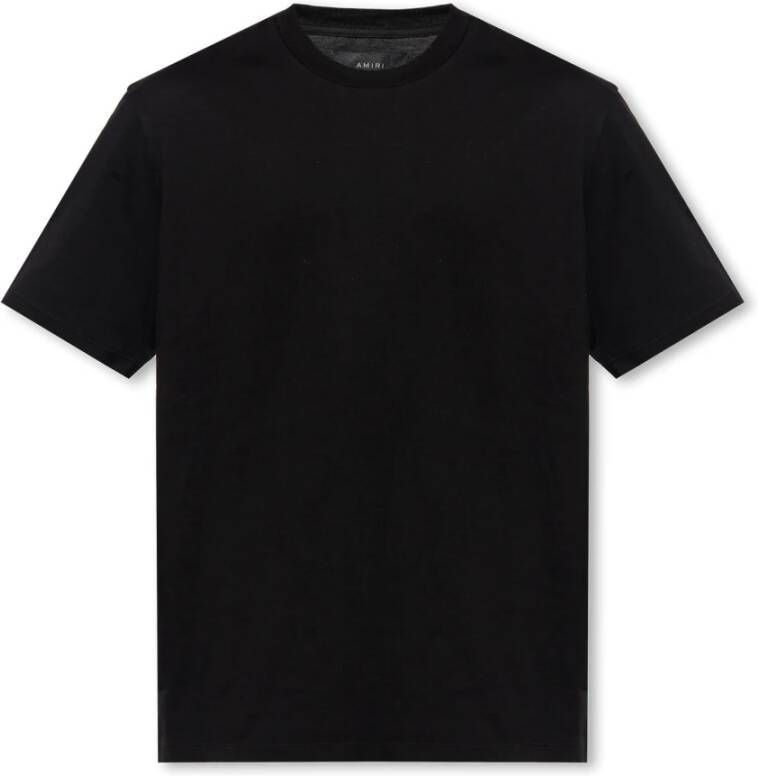 Amiri T-shirt met logo Zwart Heren