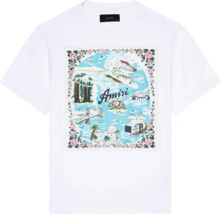 Amiri T-shirt White Heren