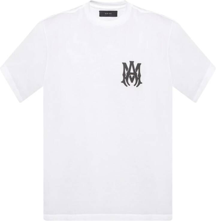 Amiri Wit T-Shirt met Logo Print voor Heren White Heren