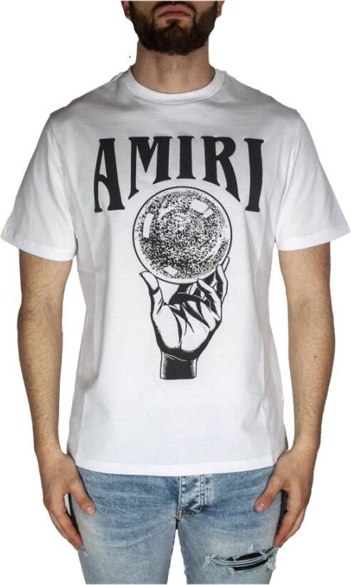 Amiri T-Shirts Wit Heren