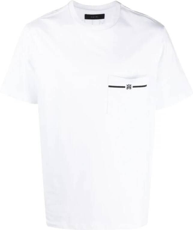 Amiri T-Shirts Wit Heren