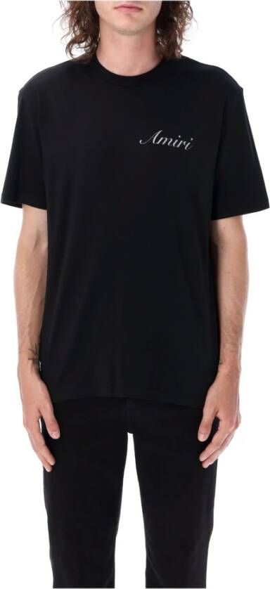 Amiri T-Shirts Zwart Heren