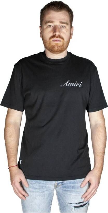 Amiri T-Shirts Zwart Heren