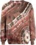 Amiri Tie-Dye Cashmere Sweater Rood Heren - Thumbnail 1
