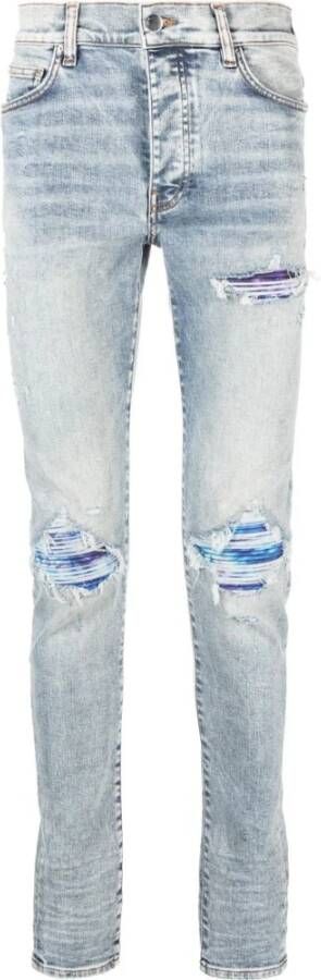 Amiri Tie-Dye Slim-Fit Jeans Blauw Heren