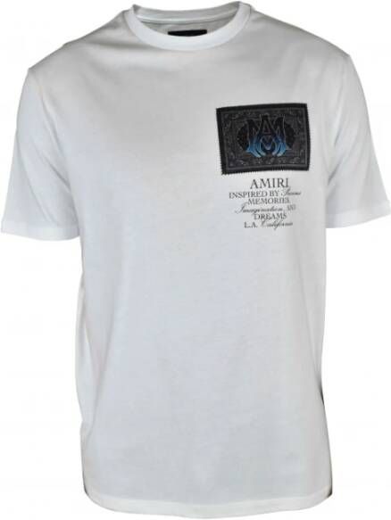 Amiri Upgrade je casual garderobe met dit heren T-shirt White Heren