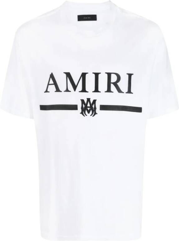 Amiri Stijlvolle witte T-shirts Polos voor heren White Heren