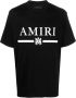 Amiri Logo Print Zwarte T-shirts en Polos Zwart Heren - Thumbnail 1