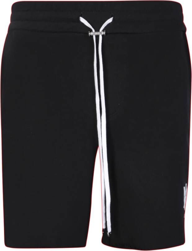 Amiri Zwarte Katoenen Shorts met Logo Print Zwart Heren