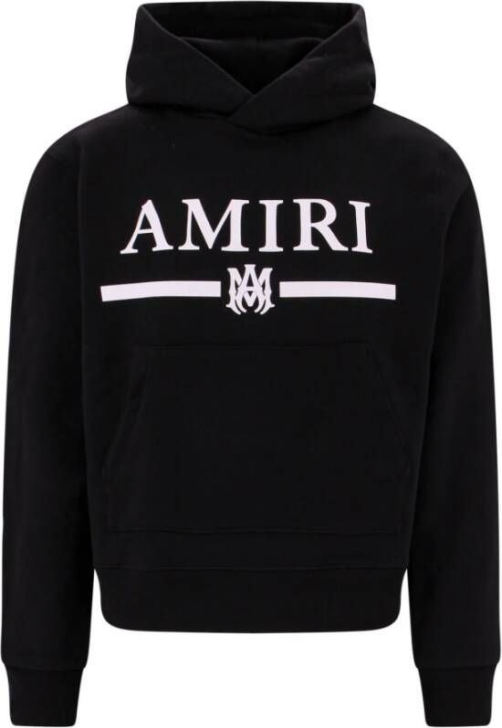 Amiri Zwarte Katoenen Sweatshirt met Frontlogo Zwart Heren