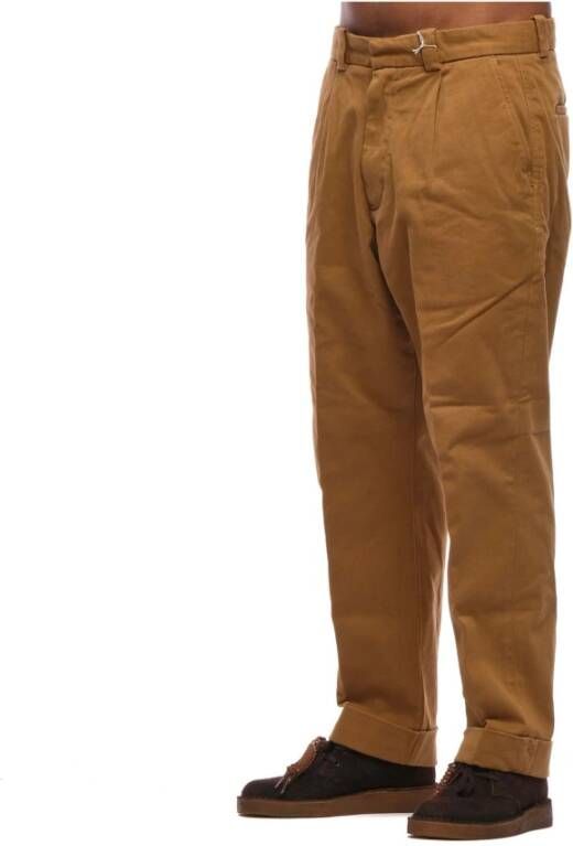 Amish Bruine Heren Lange Broek Brown Heren
