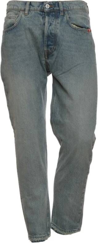 Amish Men& Clothing Jeans Blue Aw22 Blauw Heren