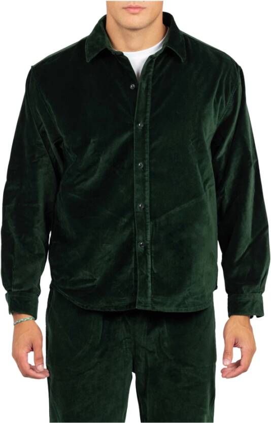 Amish Alledaagse t-shirts Groen Heren