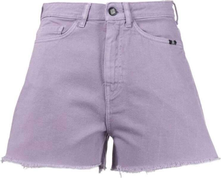 Amish Denim Shorts Purple Dames