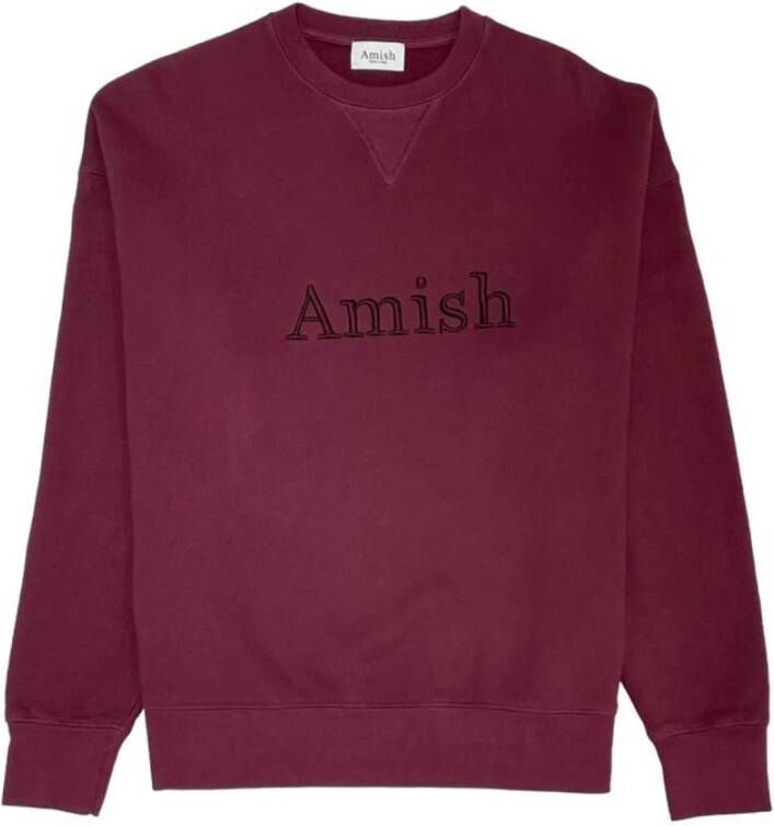 Amish Felpa A22Amx019Cc851997 Taglie Abbigliamento: M Rood Heren