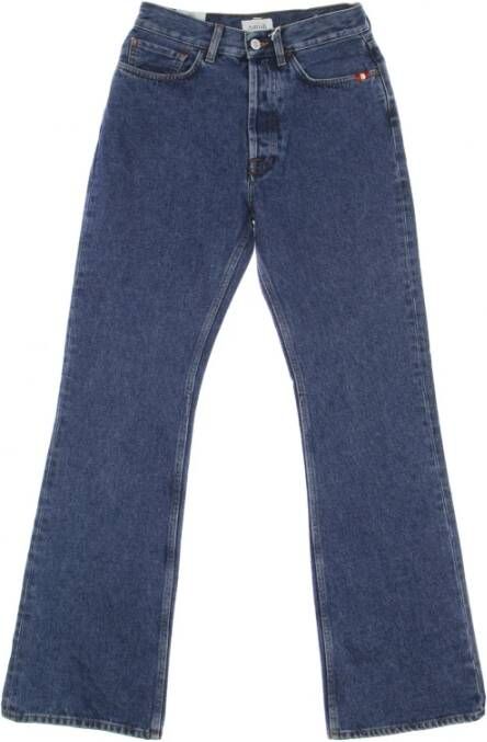 Amish Flared Jeans Blauw Dames