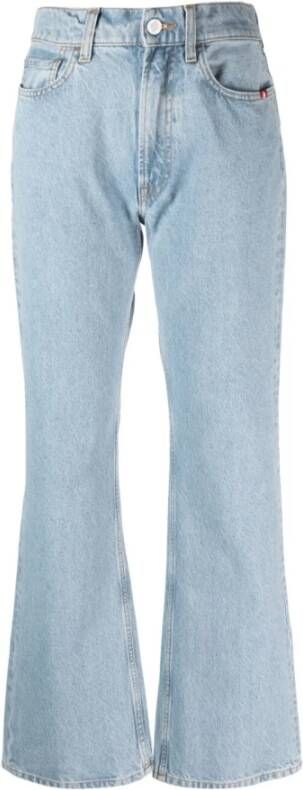 Amish Flared Jeans Blauw Dames