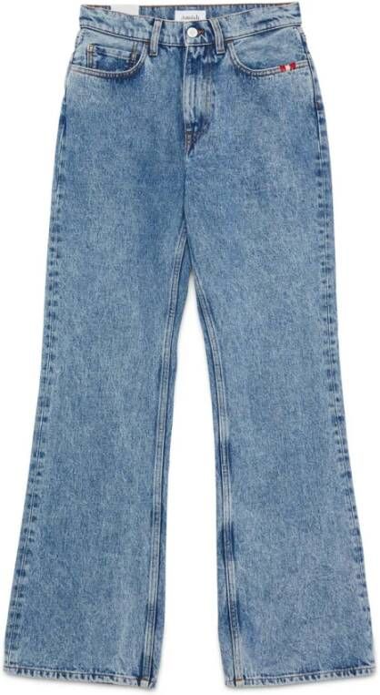 Amish High-waisted Kendall Denim Jeans Blauw Dames