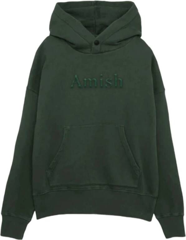 Amish Hoodies Groen Heren