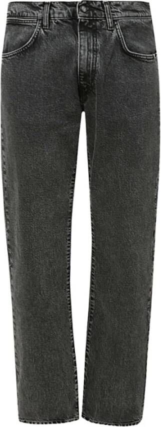 Amish Jeans Black Zwart Heren