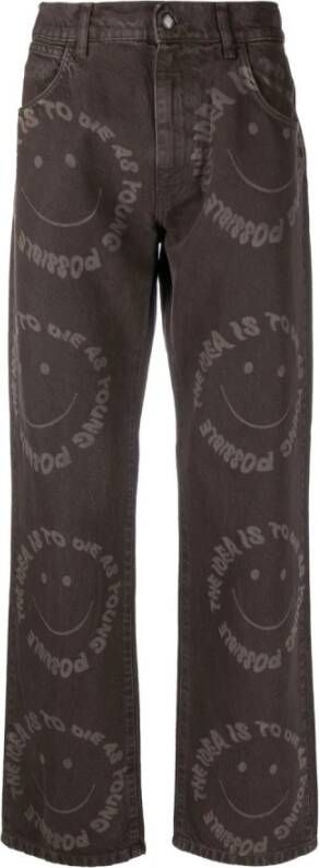 Amish Jeans Brązowy Bruin Heren