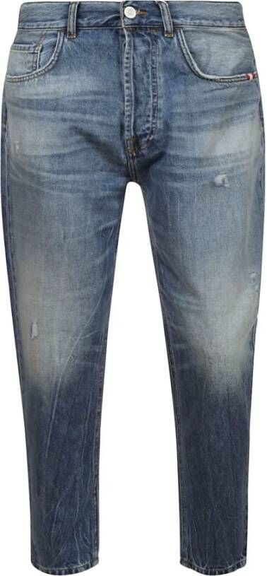 Amish Mannen Kledingjeans Blue Ss22 Blauw Heren