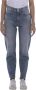 Amish Vintage Slim Fit Denim Jeans Blue Dames - Thumbnail 1
