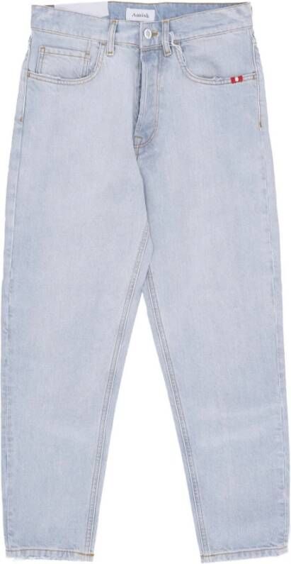 Amish Loose-fit Jeans Blauw Heren