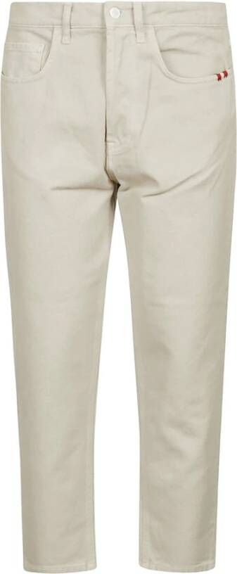 Amish Mannen & Kledingjeans Wit Aw22 Beige Heren