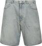 Amish Denim Bermuda Shorts met Vier Zakken Blauw Heren - Thumbnail 1