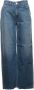 Amish Hoge taille stone washed jeans Blue Dames - Thumbnail 3