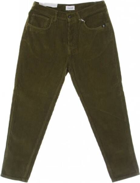 Amish Slim-fit Jeans Groen Heren