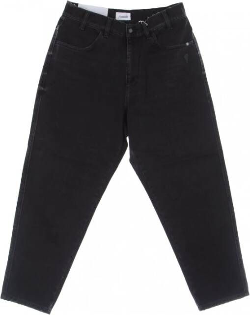 Amish Slim-fit Jeans Zwart Heren