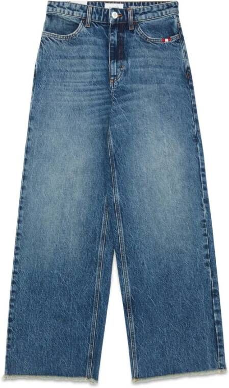 Amish Stijlvolle Denim Jeans Blauw Dames