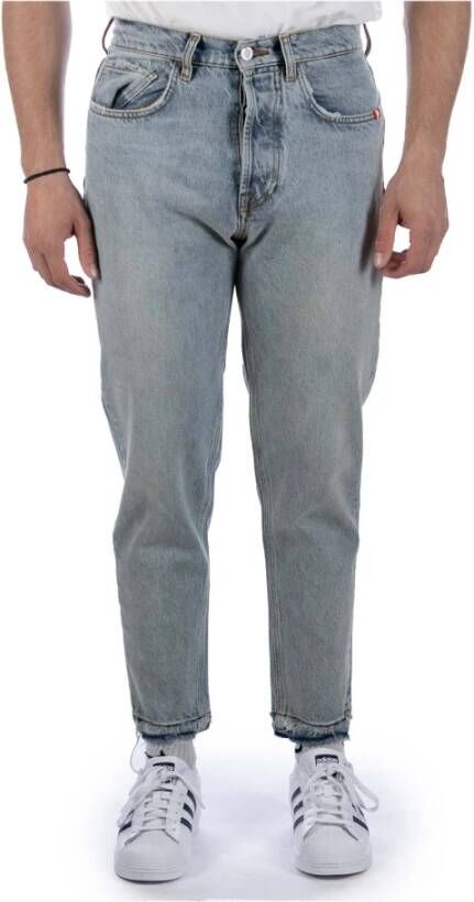 Amish Men& Clothing Jeans Blue Aw22 Blauw Heren