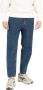 Amish Stone Wash Slim Fit Denim Jeans Blue Heren - Thumbnail 1