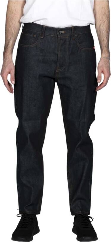 Amish Straight Trousers Zwart Heren