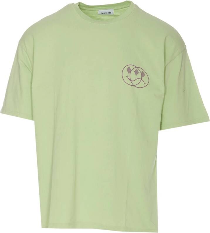 Amish T-Shirts Groen Heren