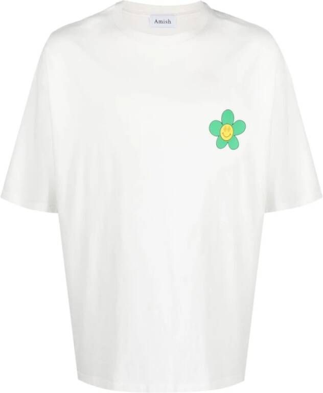 Amish T-Shirts White Heren