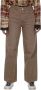 Amish Rode Baksteen Wijde Pijp Jeans Brown Dames - Thumbnail 1